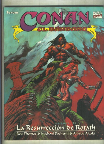 Novela Grafica Conan el barbaro: La resurreccion de Rothah