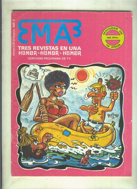 Ema3 (tres revistas en uno, comic + humor) numero 8
