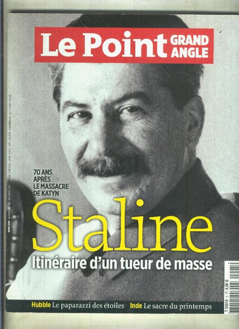 Le Point Grand Angle numero 05: Stalin itinerair d,un tueur de masse