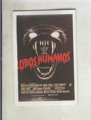 Cromos: Video Guay numero 085: Lobo humano