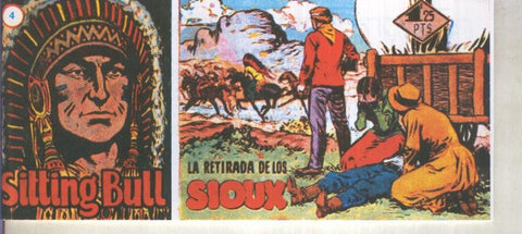 Fascimil: Sitting Bull numero 04: La retirada de los Sioux