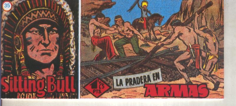 Fascimil: Sitting Bull numero 35: La pradera en armas