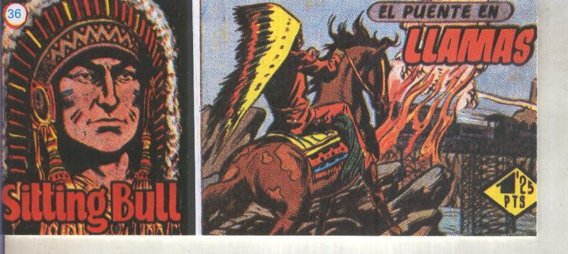 Fascimil: Sitting Bull numero 36: El puente en llamas