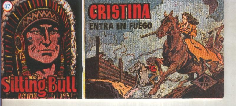 Fascimil: Sitting Bull numero 37: Cristina entra en fuego
