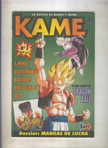 Kame la revista de manga y anime numero 01