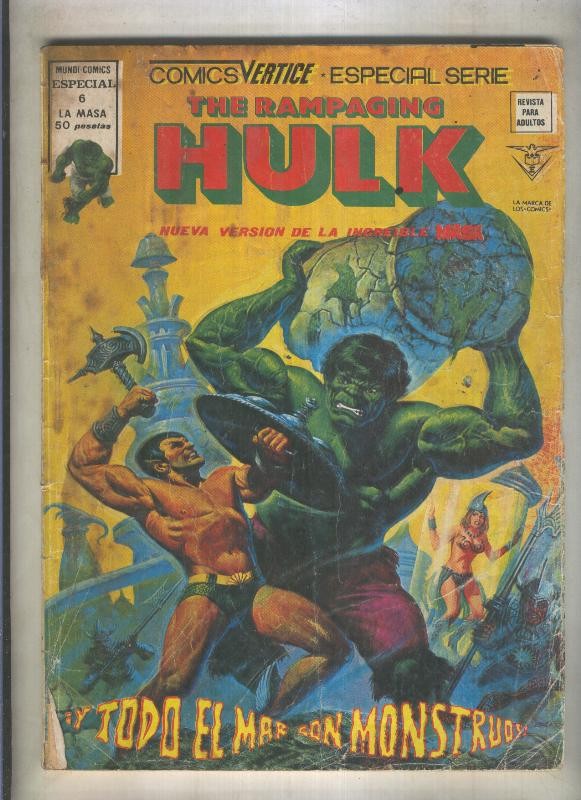 The Rampaging Hulk numero 06: Todo el mar con monstruos