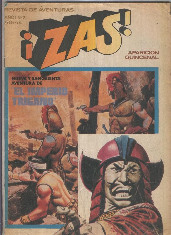 Zas revista numero 7 (numerado 1 en trasera, buen estado)