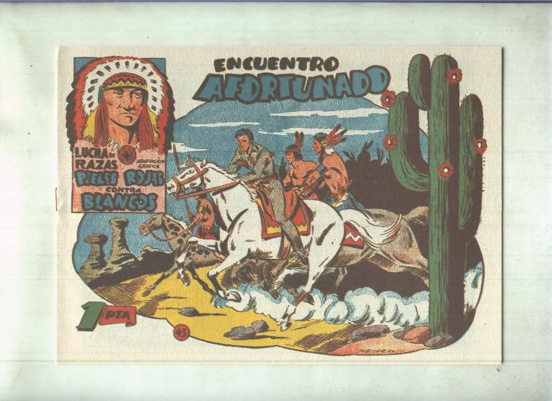 Facsimil: Lucha de Razas numero 43: Encuentro afortunado