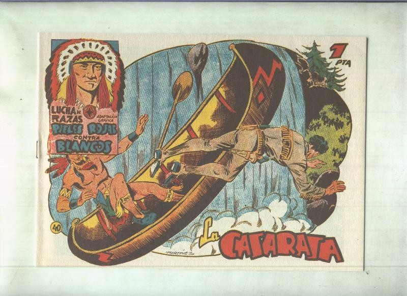 Facsimil: Lucha de Razas numero 40: La catarata