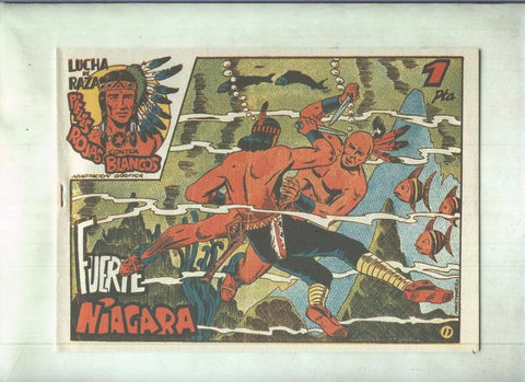 Facsimil: Lucha de Razas numero 17: Fuerte Niagara