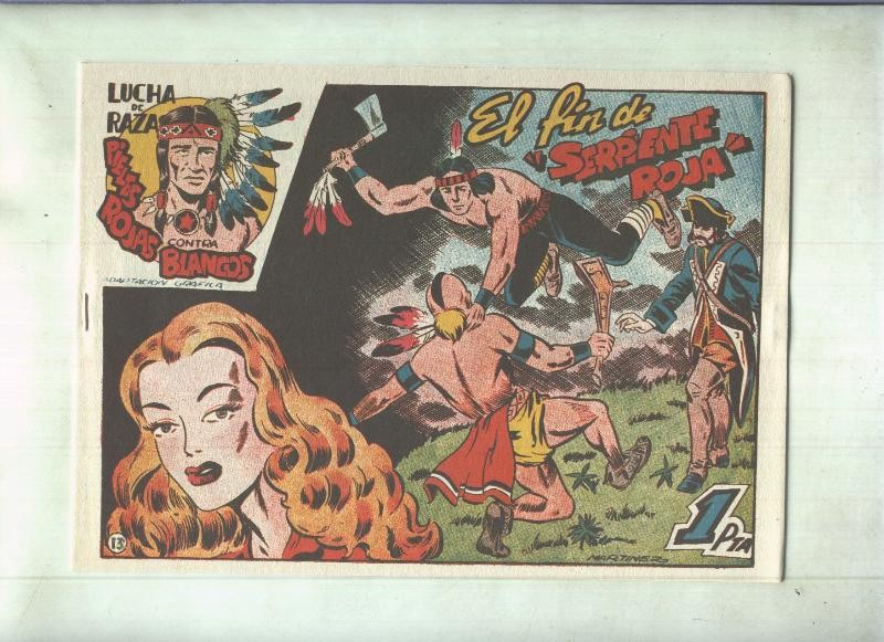 Facsimil: Lucha de Razas numero 13: El fin de Serpiente Roja