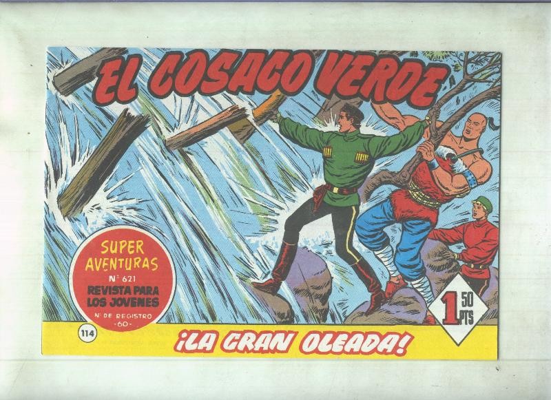 Facsimil de Ediciones B: El Cosaco Verde numero 114: la gran oleada