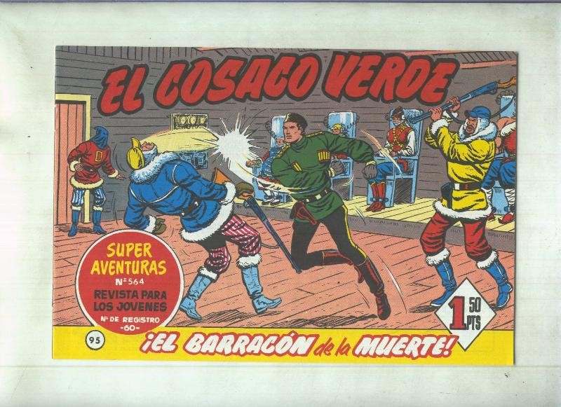 Facsimil de Ediciones B: El Cosaco Verde numero 095: El barracon de la muerte
