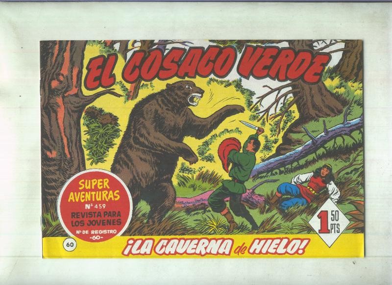 Facsimil de Ediciones B: El Cosaco Verde numero 060: La caverna de hielo