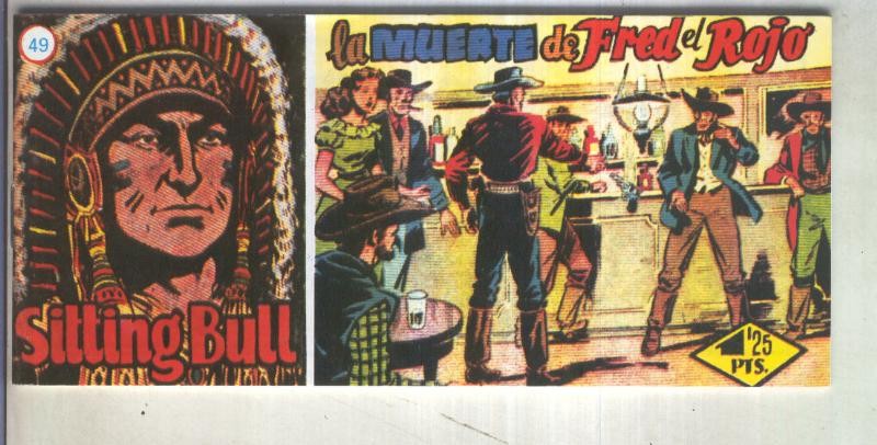 Fascimil: Sitting Bull numero 49: La muerte de Fred el rojo