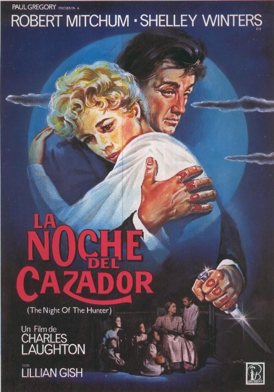 Cartel de Cine: LA NOCHE DEL CAZADOR