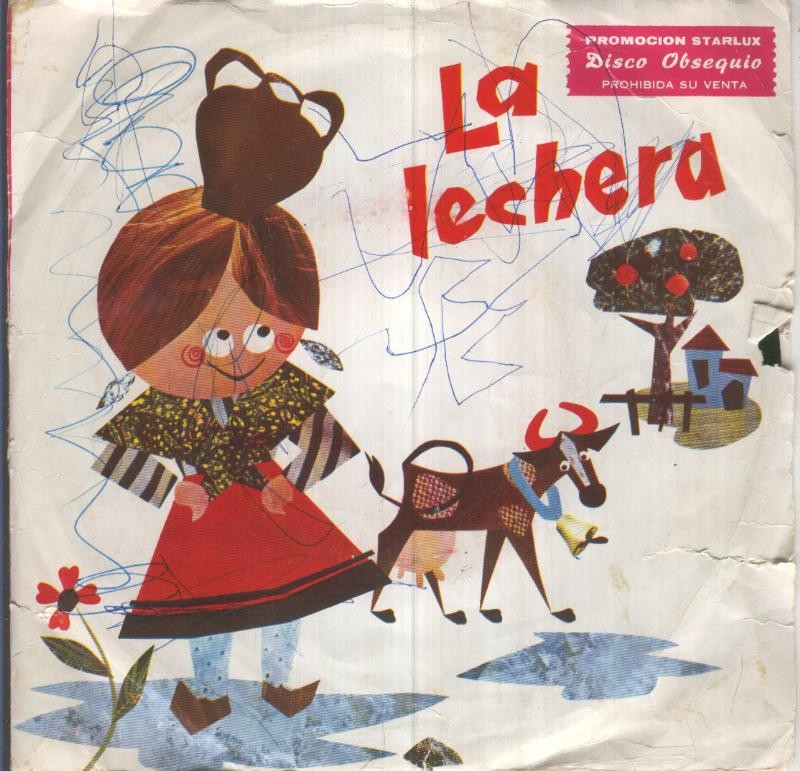 Disco Vinilo 45rpm: LA LECHERA, el cuento.