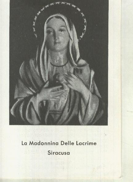 Estampa La Madonnina Delle Lacrime Siracusa