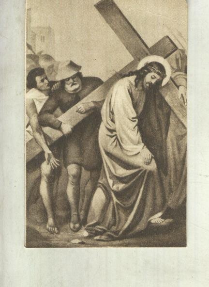 Estampa: Passio de nostre senyor Jesucrist, texto en catalan