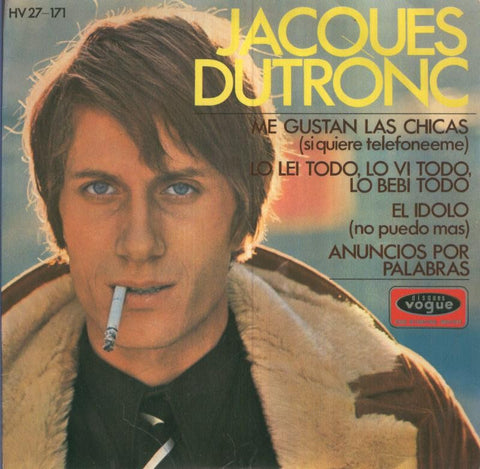 Disco Vinilo 45rpm: JACQUES DUTRONC - Me gustan las chicas