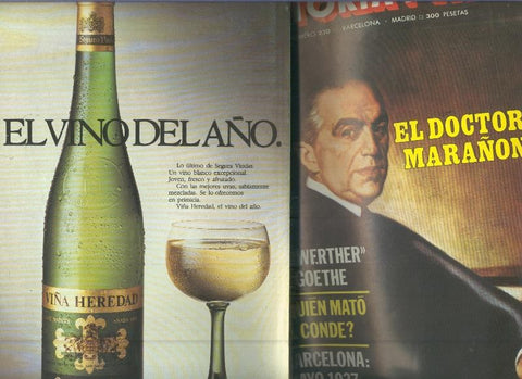Historia y Vida numero 230: El doctor Marañon