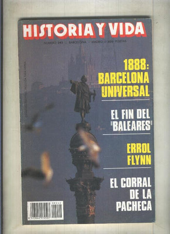 Historia y Vida numero 242 (numerado 1 en interior cubierta)