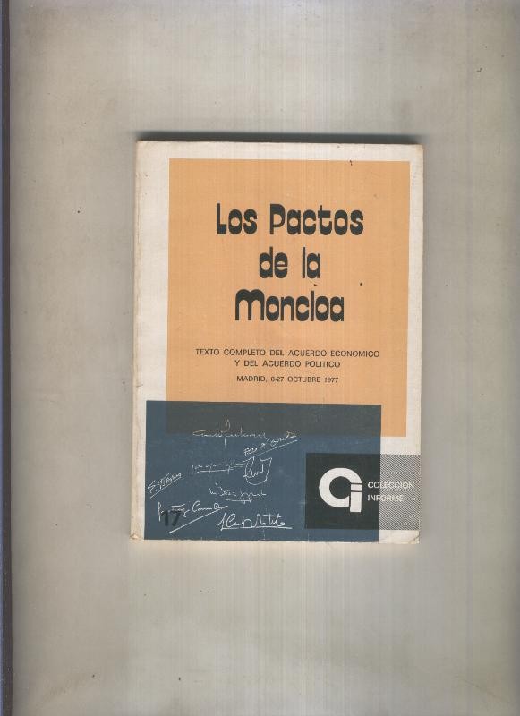 Los Pactos de la Moncloa