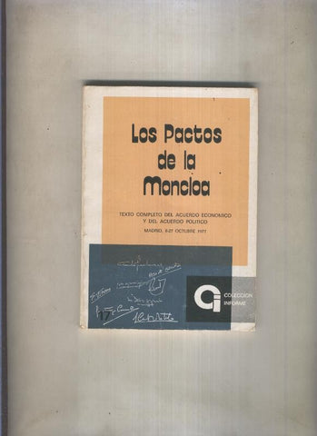 Los Pactos de la Moncloa