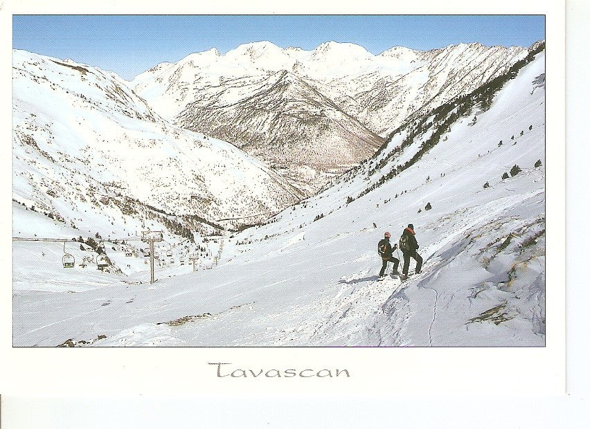 Postal 038952 : Tavascan (Lleida). Pirinue Catala. Estacio Hivernal