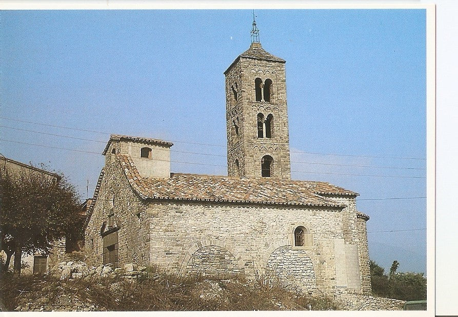 Postal 038953 : Esglesia de Sant Vicenç de Torello. Osona