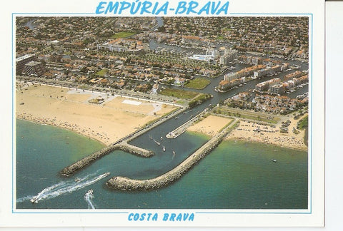 Postal 038972 : Empuria-Brava. Costa Brava. Canal dentrada i zones residencial