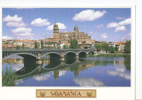 Postal 039041 : Salamanca. Catedrales vieja y nueva y puente Enrique Estevan