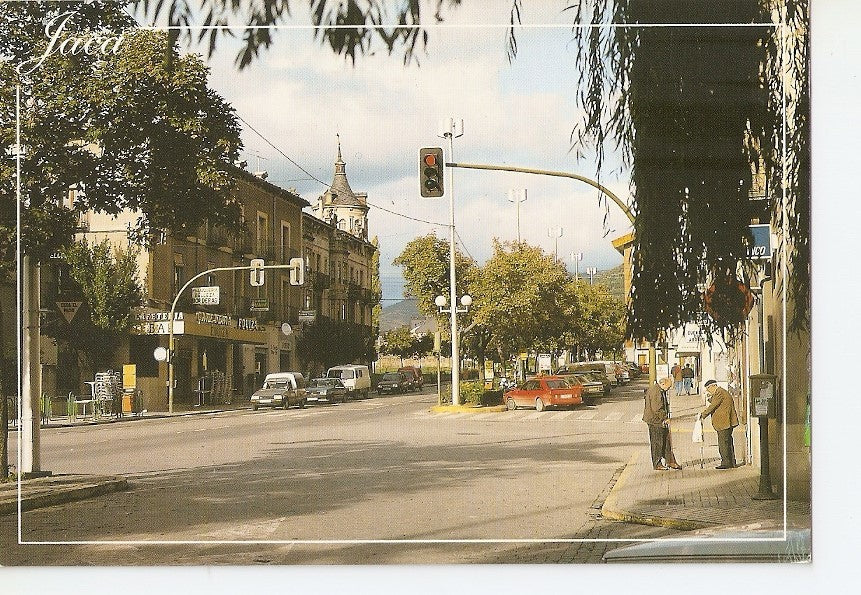 Postal 039042 : Jaca (Huesca). Pirineo Aragones. Avenida Primo de Ribera