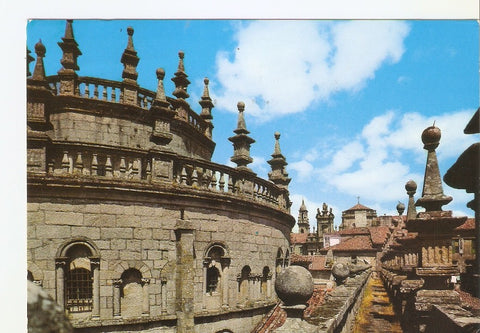 Postal 039050 : Santiago de Compostela. Abside Romanico de la Catedral