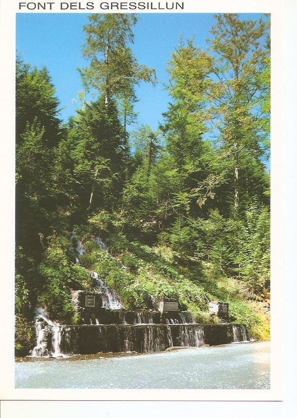 Postal 039102 : Pirineu Catala (Vall dAran). Artiga Lin. Font dels Gressillun