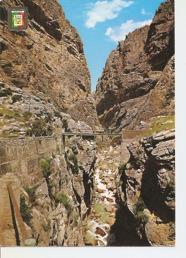 Postal 039105 : Malaga. Garganta del Toro