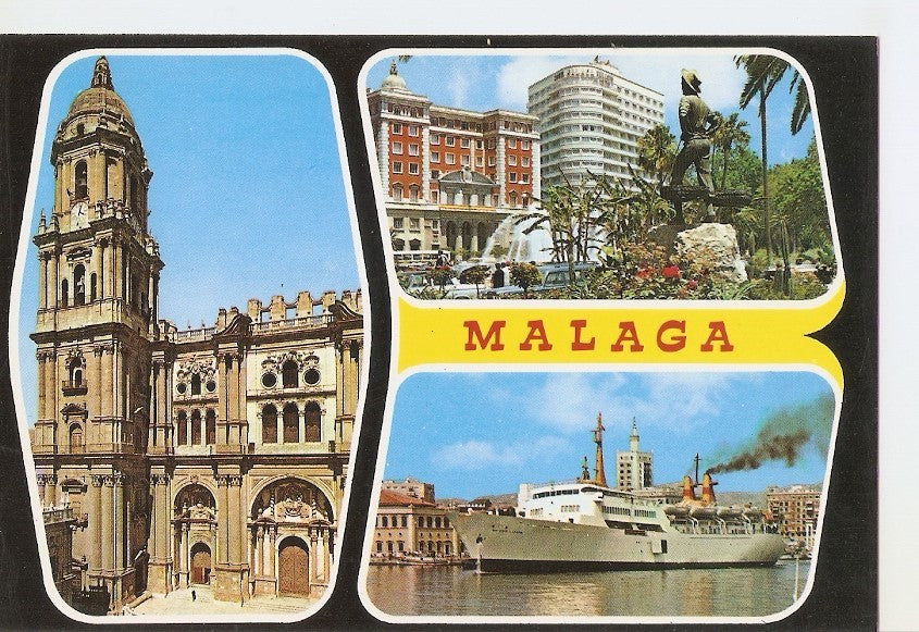 Postal 039173 : Malaga. Bellezas de la Ciudad