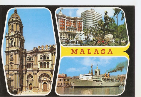 Postal 039173 : Malaga. Bellezas de la Ciudad