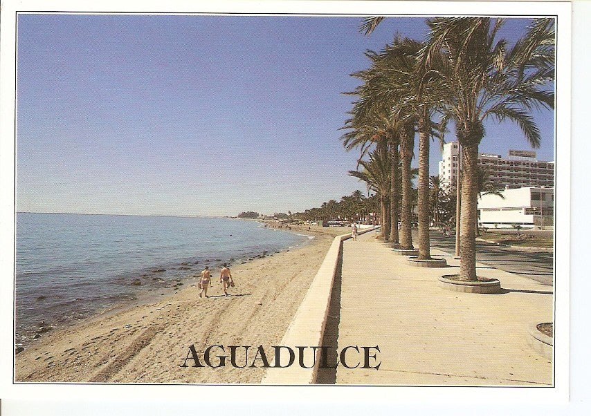 Postal 039183 : Aguadulce. Paseo Maritimo y Playa