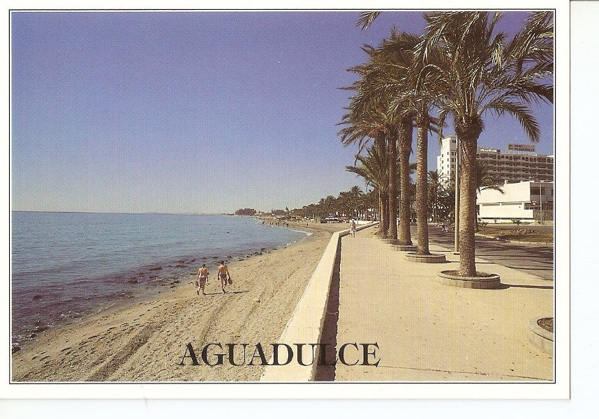 Postal 039188 : Aguadulce. Paseo Maritimo y Playa