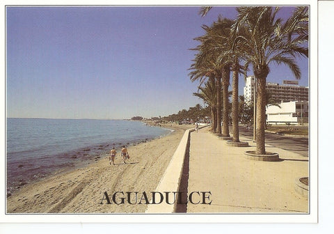Postal 039188 : Aguadulce. Paseo Maritimo y Playa
