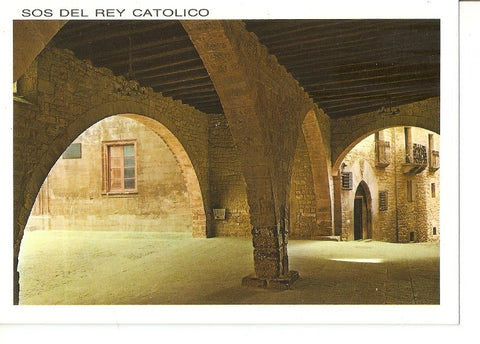 Postal 039253 : Sos del Rey Catolico. Los Arcos y Calle Larraldia