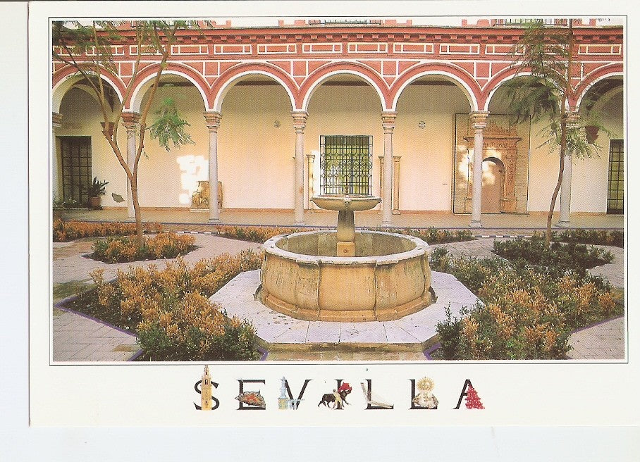 Postal 039285 : Sevilla. Claustro del Museo de Bellas Artes