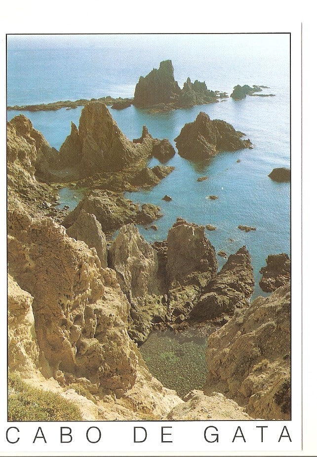Postal 039287 : Cabo de Gata. Costa de Almeria. Parque Natural de Cabo de Gata - Nijar. Arrecife de la Sirena