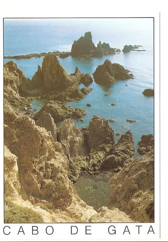 Postal 039287 : Cabo de Gata. Costa de Almeria. Parque Natural de Cabo de Gata - Nijar. Arrecife de la Sirena