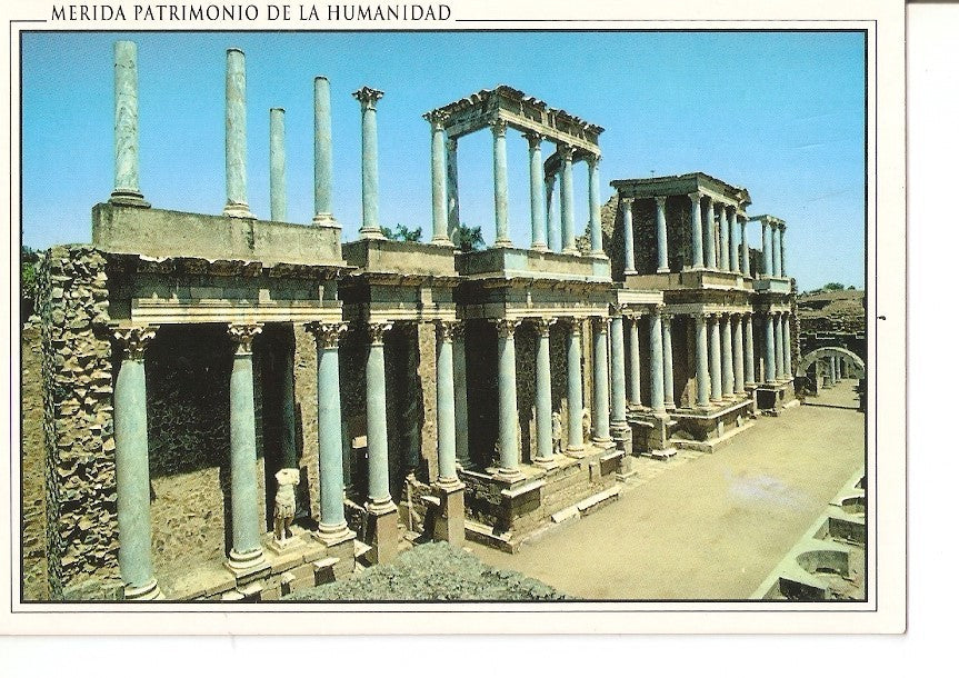 Postal 039320 : Merida. Teatro romano