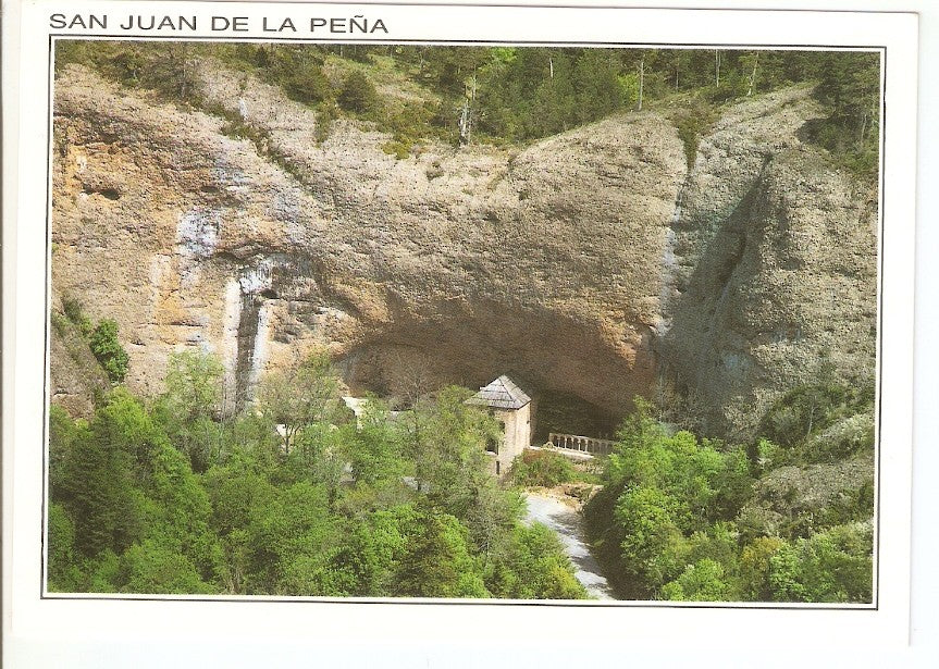 Postal 039321 : San Juan de la Peña (Huesca). Pirineo Aragones. Monasterio Viejo y Claustro Romanico