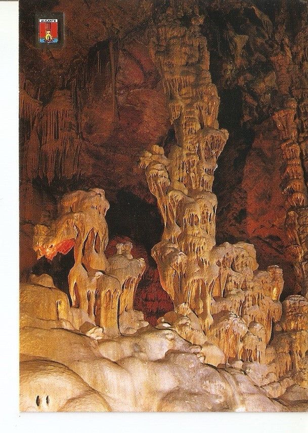 Postal 039333 : Alicante. Busot. Cuevas de Canalobre. Perrita Marylin
