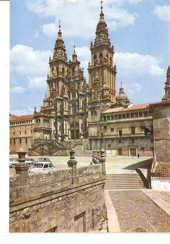 Postal 039339 : Santiago de Compostela. Catedral. Fachada del Obradoiro (Siglo XVIII)