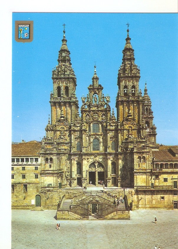 Postal 039340 : Santiago de Compesta. Fachada principal de la Catedral